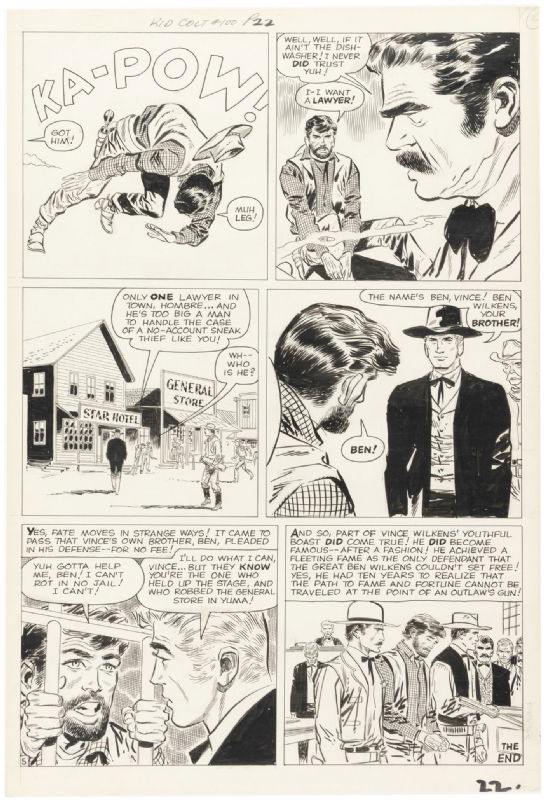 KID COLT, OUTLAW # 100 - STORY PAGE 5, in GARY MCCULLOUGH's MARVEL ...