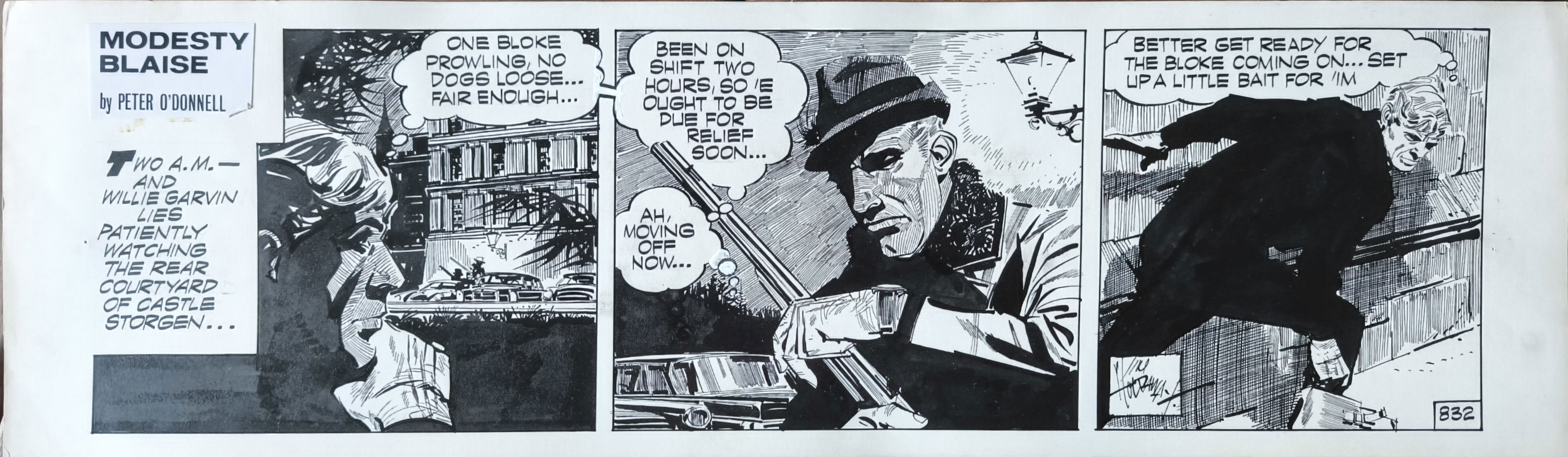 Jim Holdaway Modesty Blaise 0832 In Comicart Dk Peter Hartung S Holdaway Jim Modesty