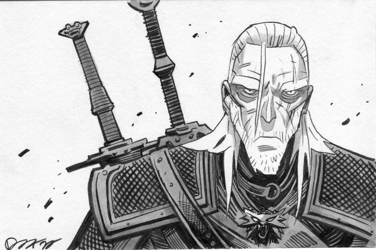 The Witcher Geralt of Rivia . #witcher #witcher3 #geralt #geraltofrivia  #thewitcher #netflix #henrycavıll #drawing #sketch #pencil #art… | Instagram