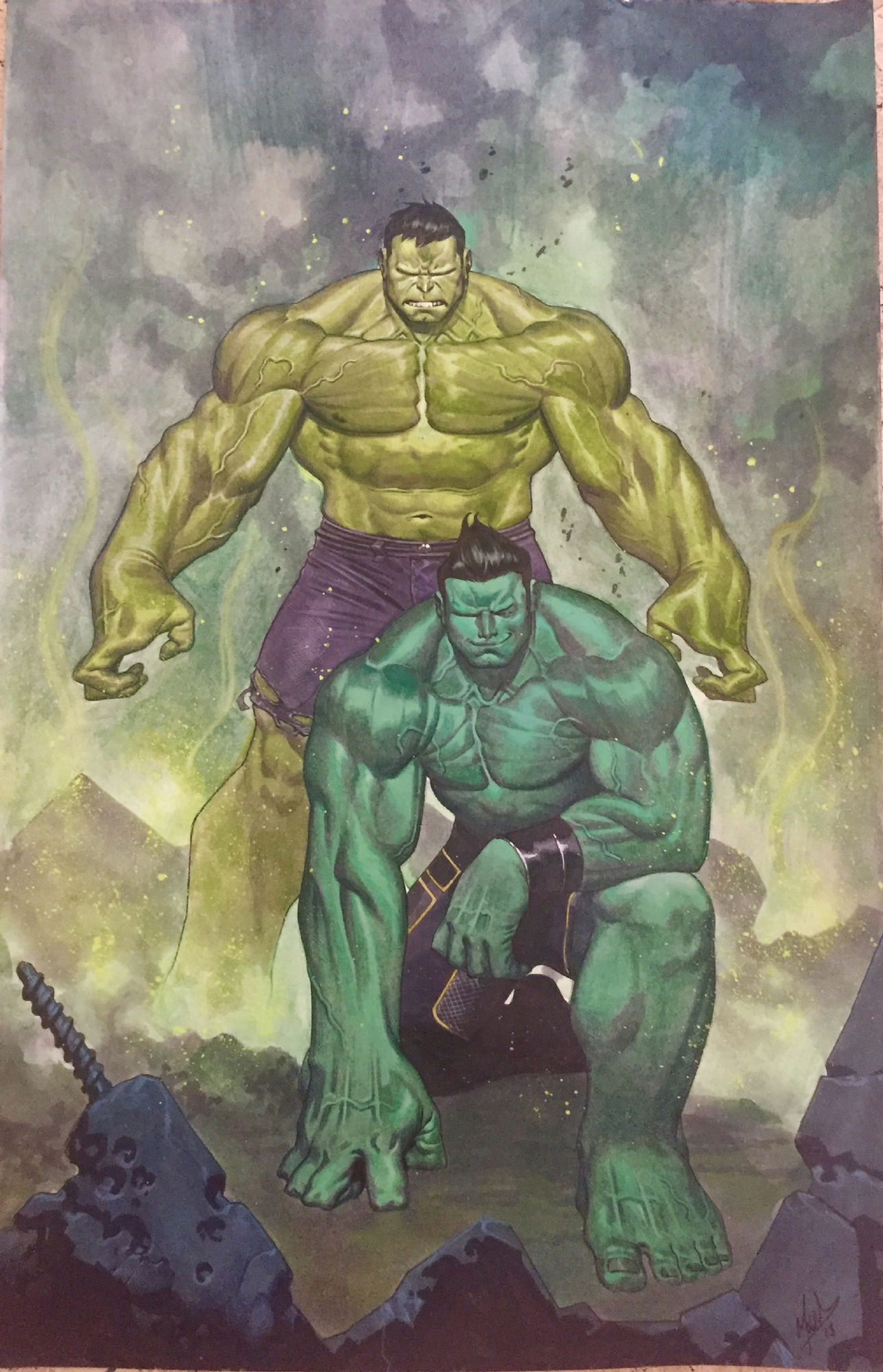 Marvel Generations : Totally Awesome Hulk / Banner Hulk The