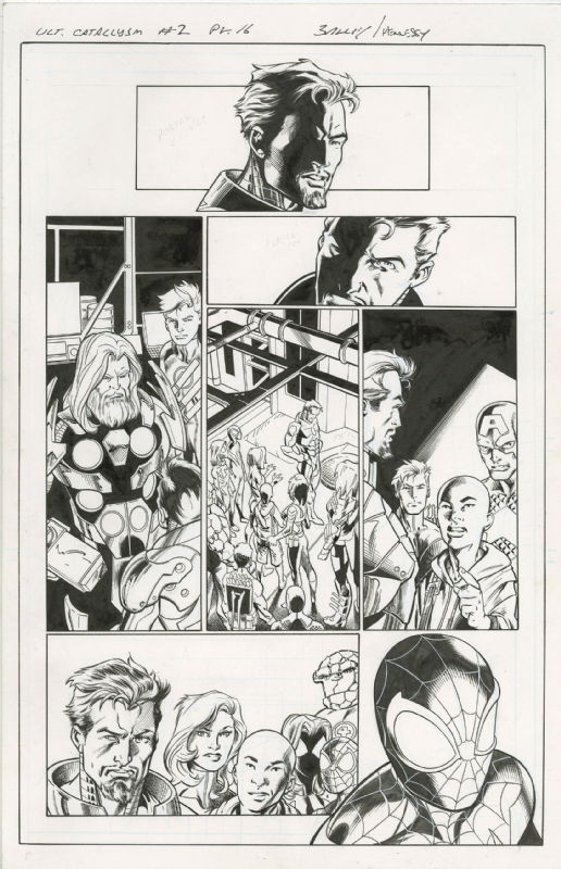 Cataclysm The Ultimates Last Stand 2 Page 16 Mark Bagley In Some Collector S Gallery Comic