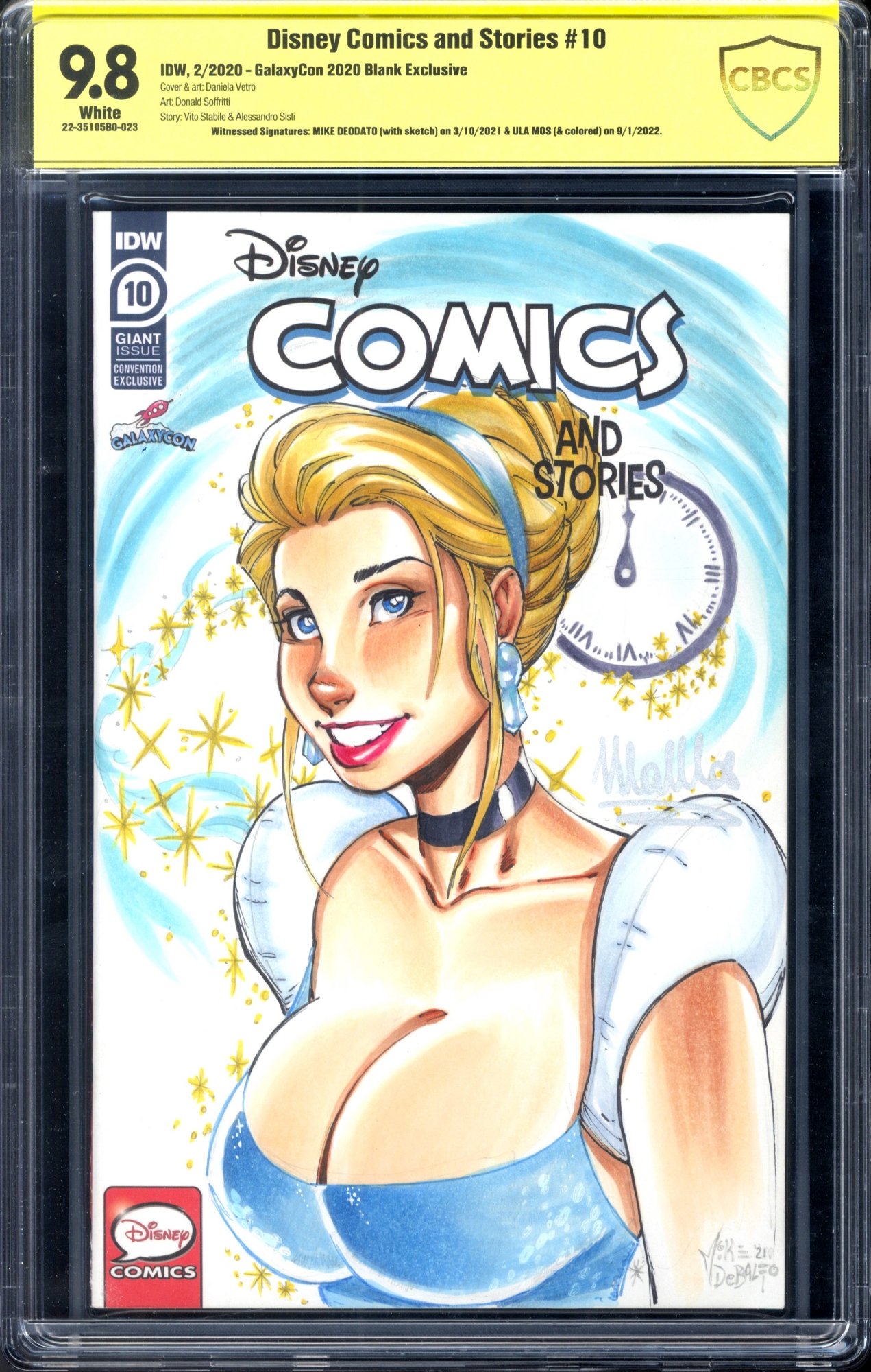 Cinderella (from Cinderella) Sketch Cover by Mike Debalfo & Ula Mós, in A  I's Sketch Covers (Disney Project) Comic Art Gallery Room