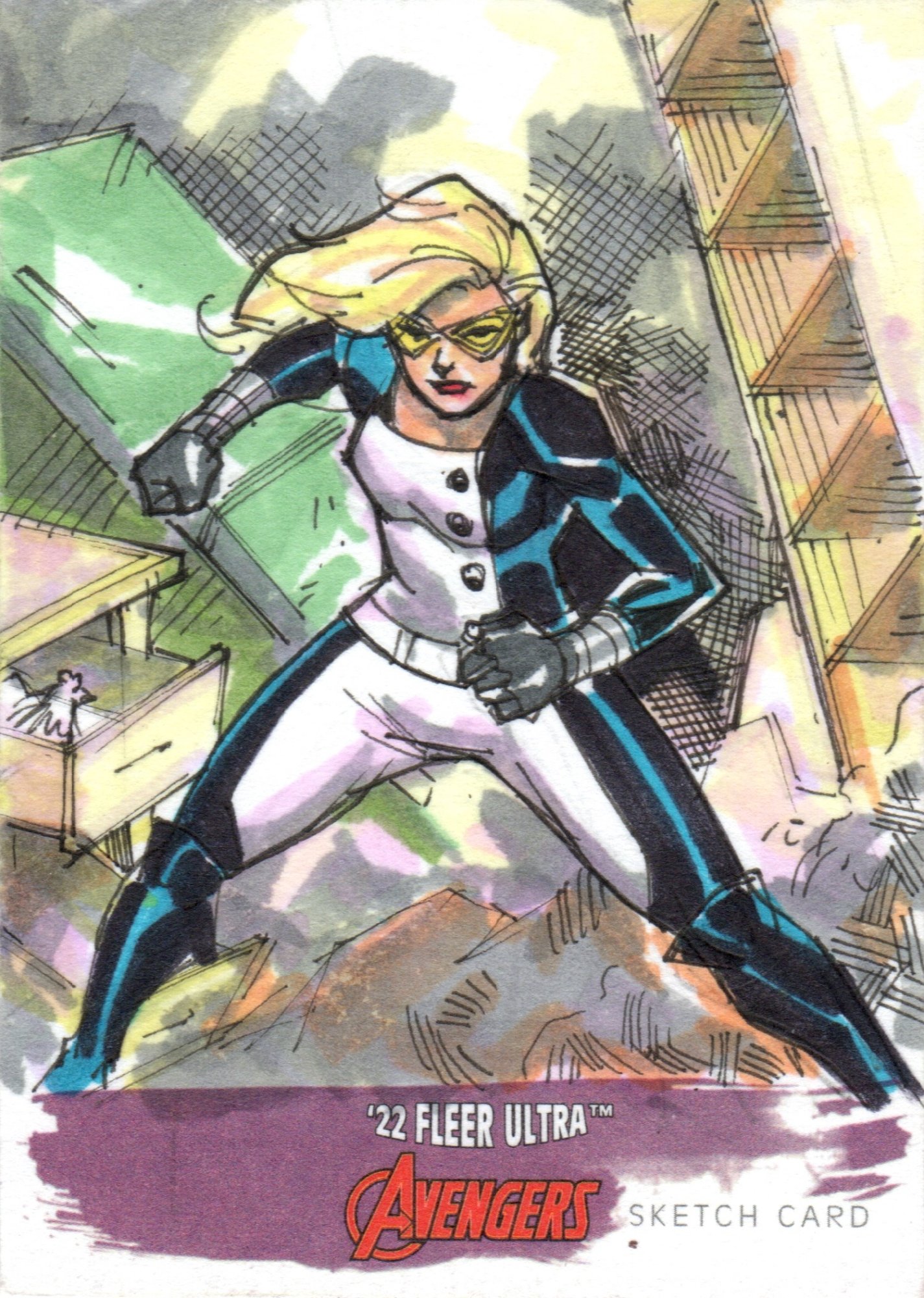 Marvel Sketch Card- The Avengers 1 - Comic Art Community GALLERY OF COMIC  ART