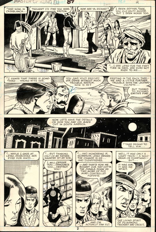 MASTER OF KUNG FU #87 PAGE 2 MIKE ZECK GENE DAY MARVEL 1980, in PRINCE ...