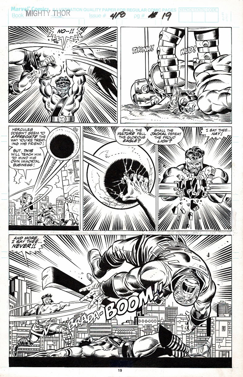 Thor #418 Page 19 by Ron Frenz & Joe Sinnott , in A K 's Ron Frenz ...