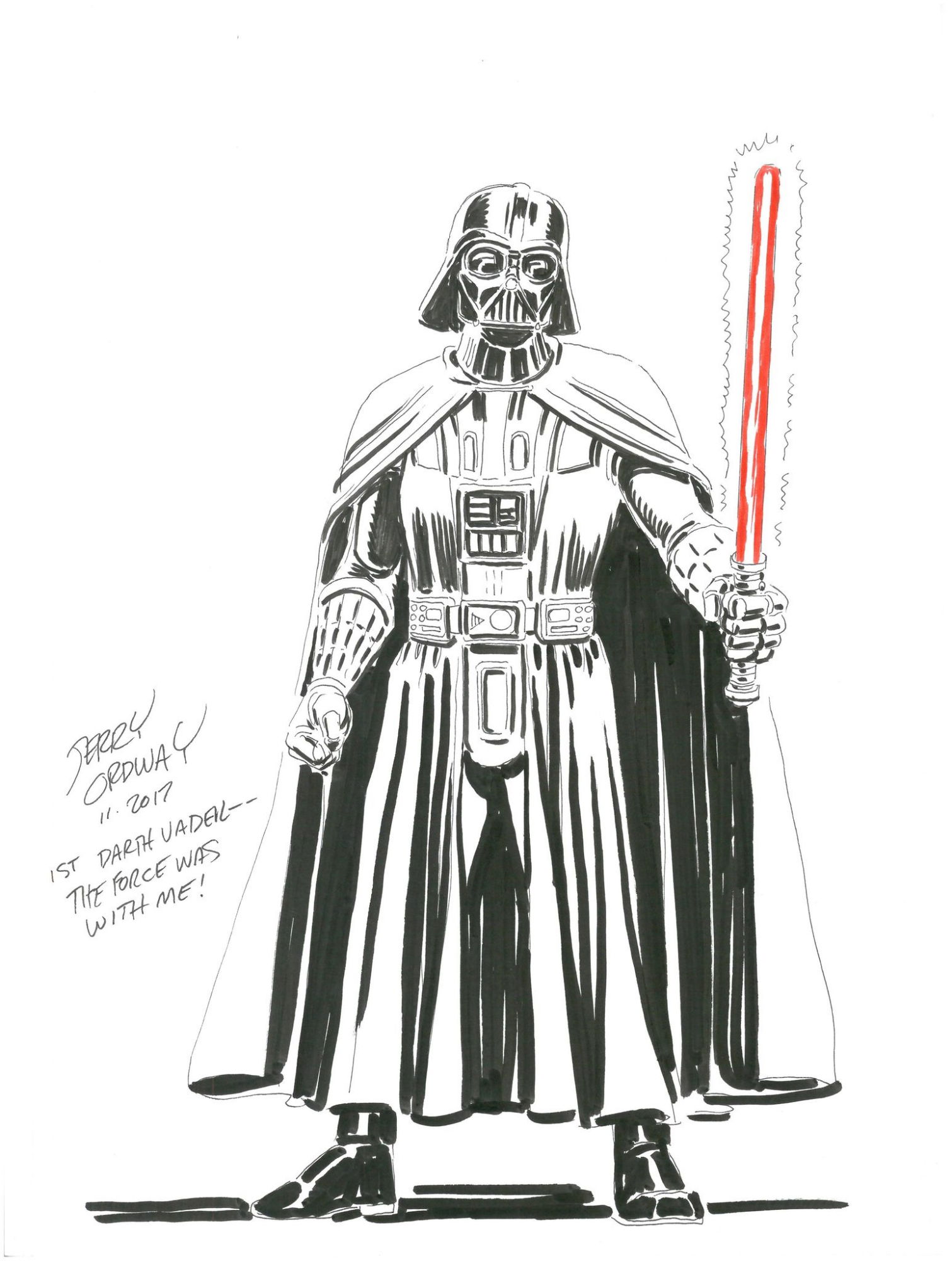 Darth Vader by Jerry Ordway, in A K 's Jerry Ordway Gallery Comic Art ...