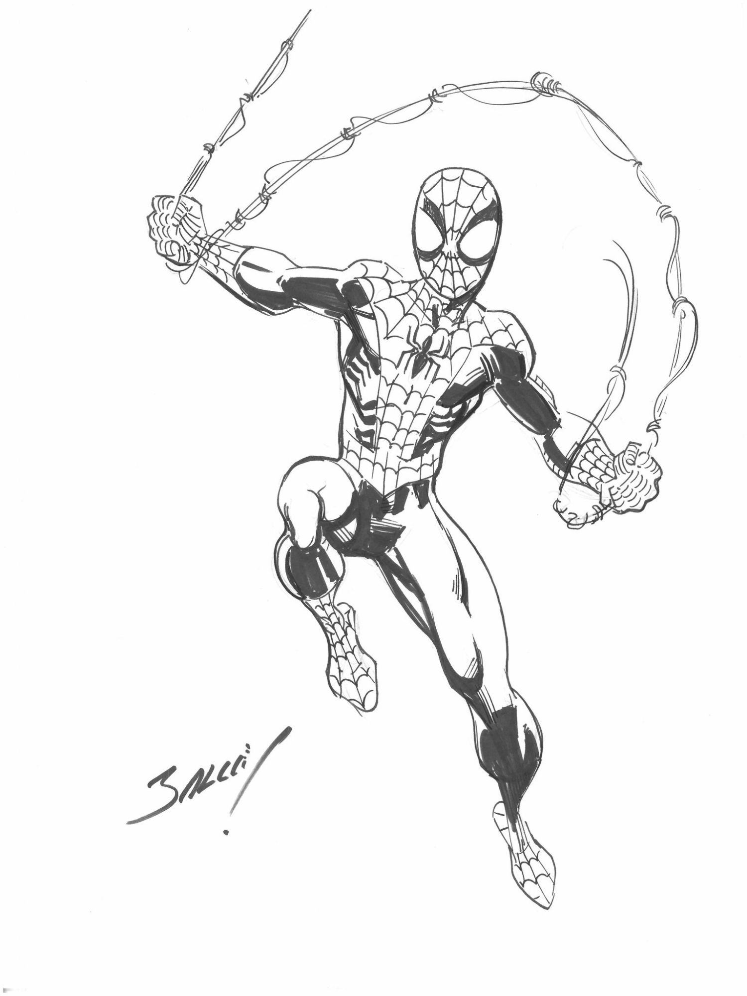 Spider-Man by Mark Bagley, in A K 's Mark Bagley Gallery Comic Art ...