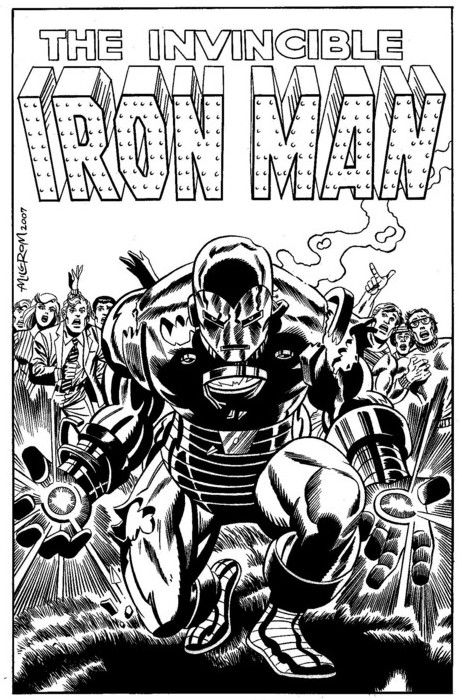 Iron Man #96 Cover Recreation 2007 by Al Milgrom, in shaun clancy's ...