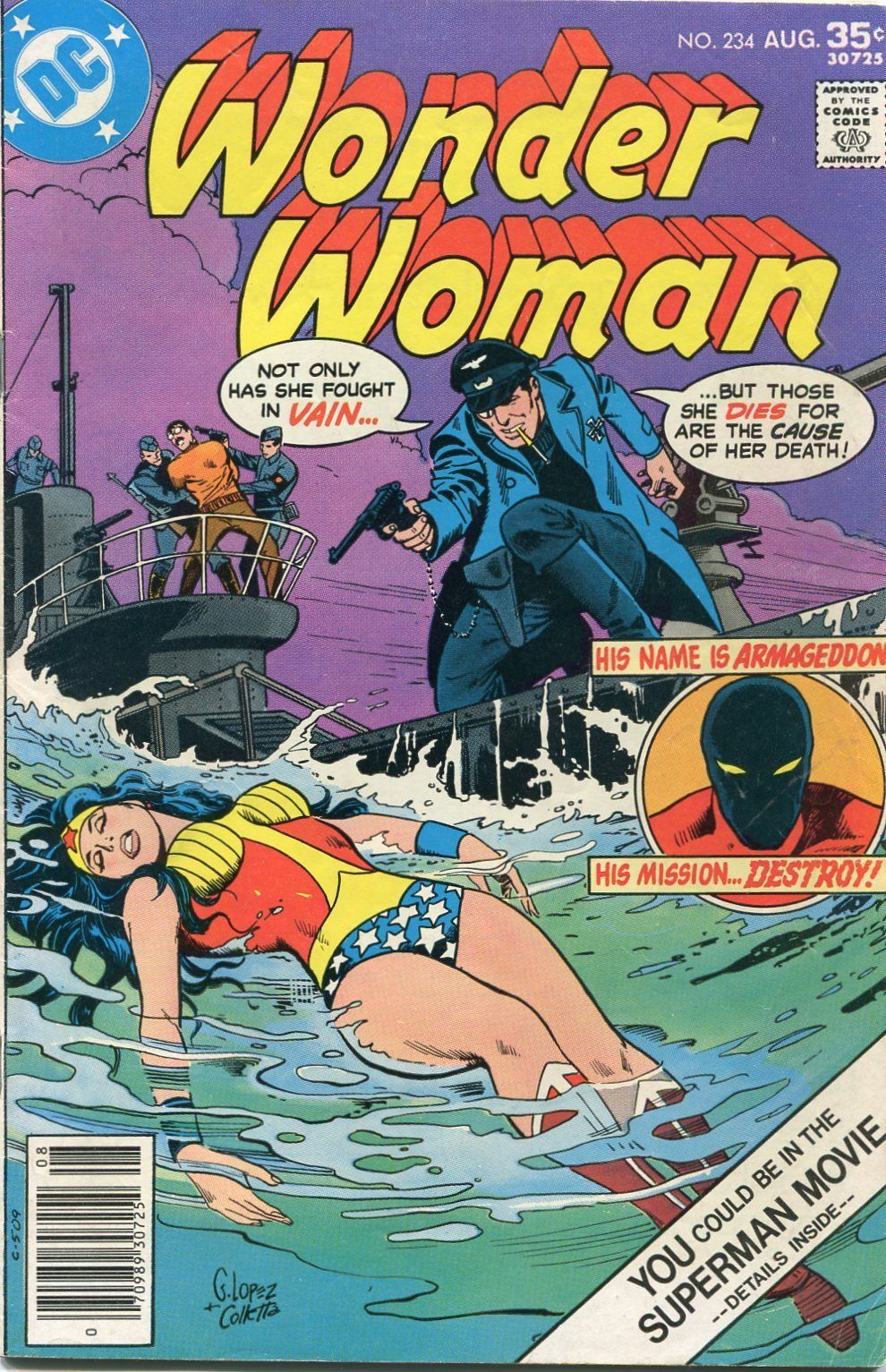 Wonder Woman #234 Cover Recreation by Jose Luis Garcia-Lopez & Joe ...