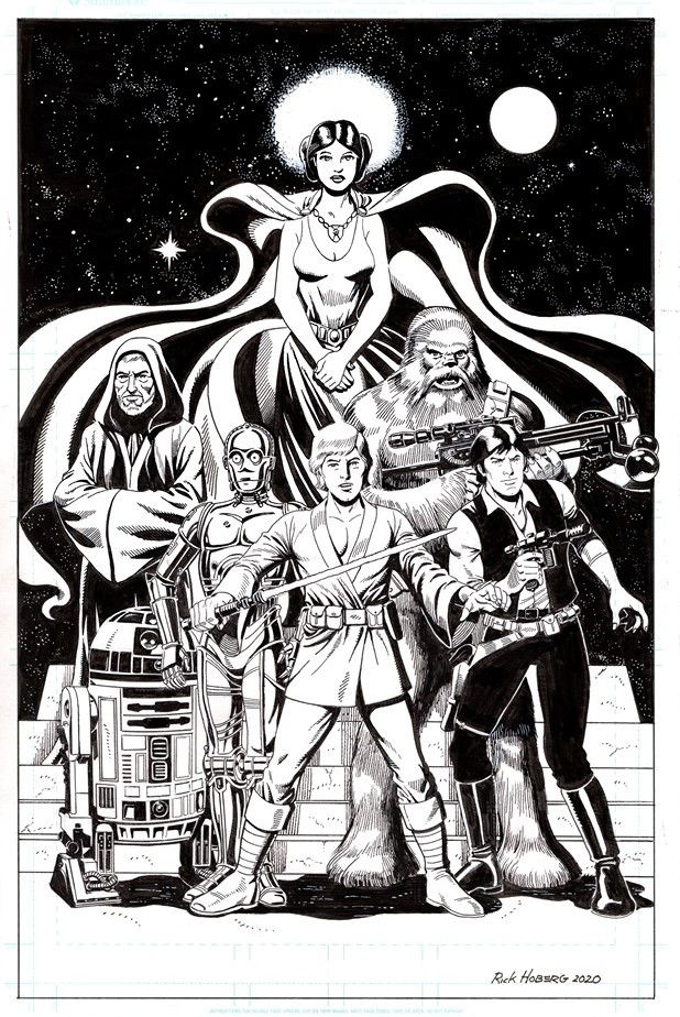 Marvel Special Edition #1 Star Wars Back Cover Recreation by Rick ...