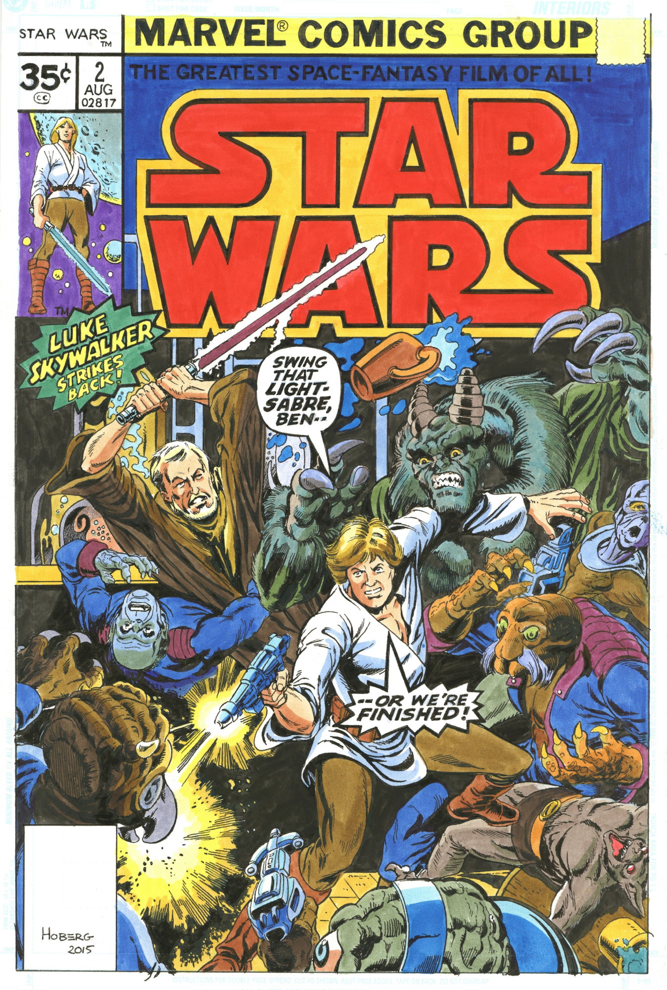 Star Wars #2 Cover Recreation by Rick Hoberg, in shaun clancy's Art ...