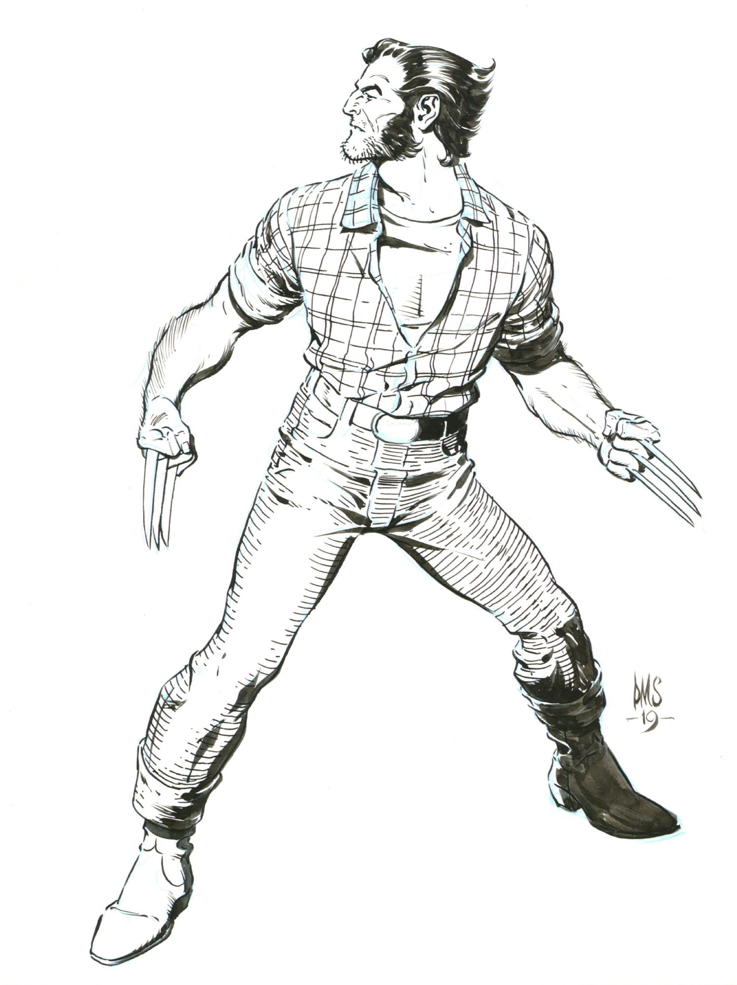 Wolverine Commission By Paul Smith In Shaun Clancy S Commissions Comic Art Gallery Room