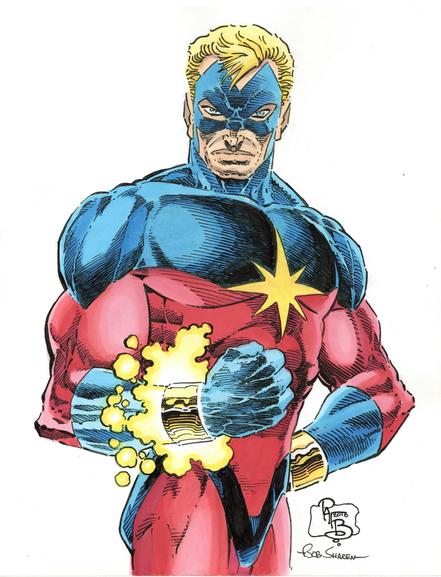 Captain Marvel Commission by Pat Broderick, in shaun clancy's ...