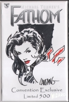 Fathom . Top Cow Special 500, Remarked by Clarence Lansang  Comic Art