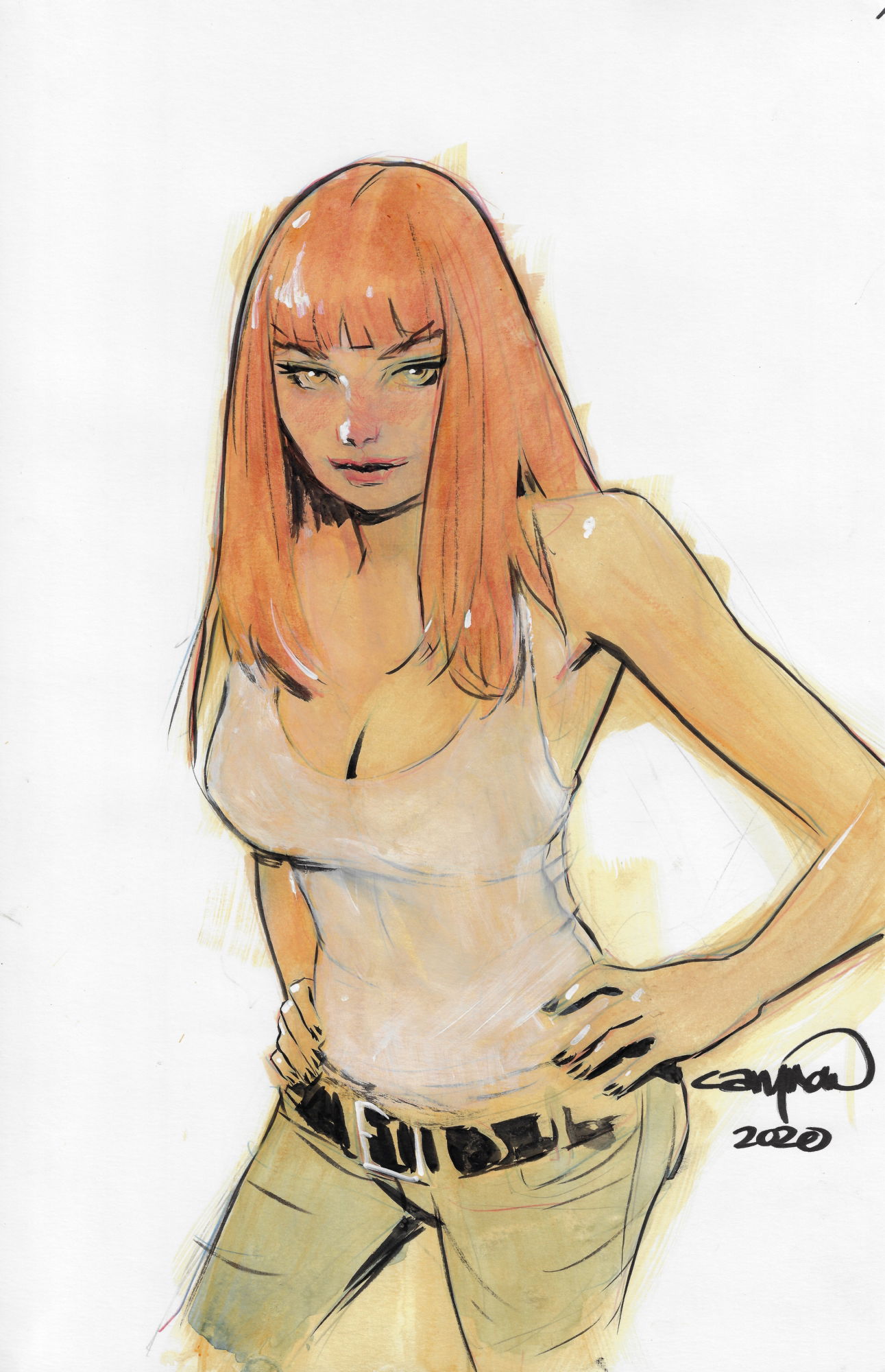 Mary Jane Watson (Spider-Man costume) by Carlos Gomez - in the  controversial America Chavez Butt pose, in Killian C's Many Loves of the  Amazing Spider-Man Comic Art Gallery Room