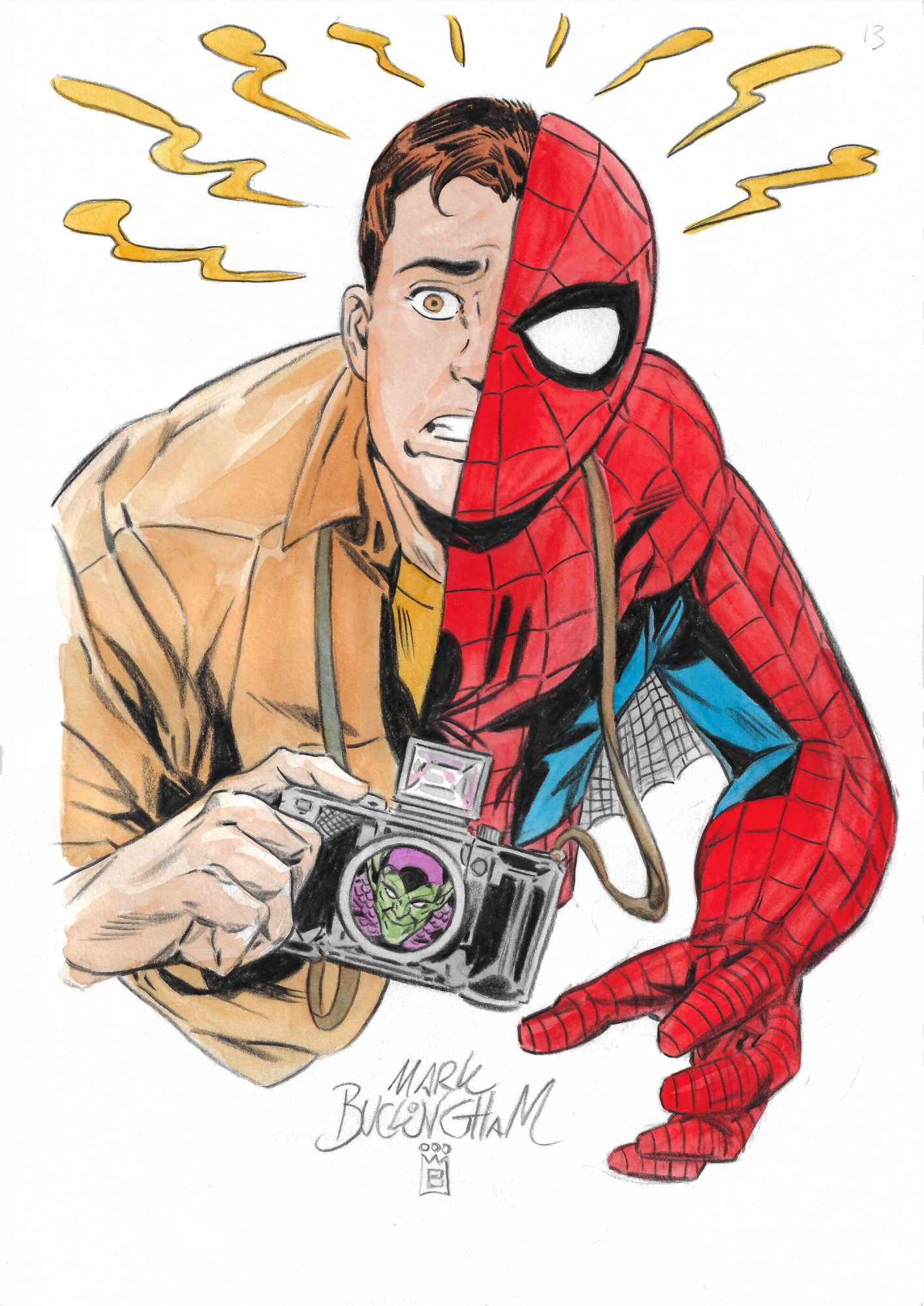 Peter Parker / Spider-Man by Mark Buckingham, in Killian C's Amazing  Spider-Man Comic Art Gallery Room