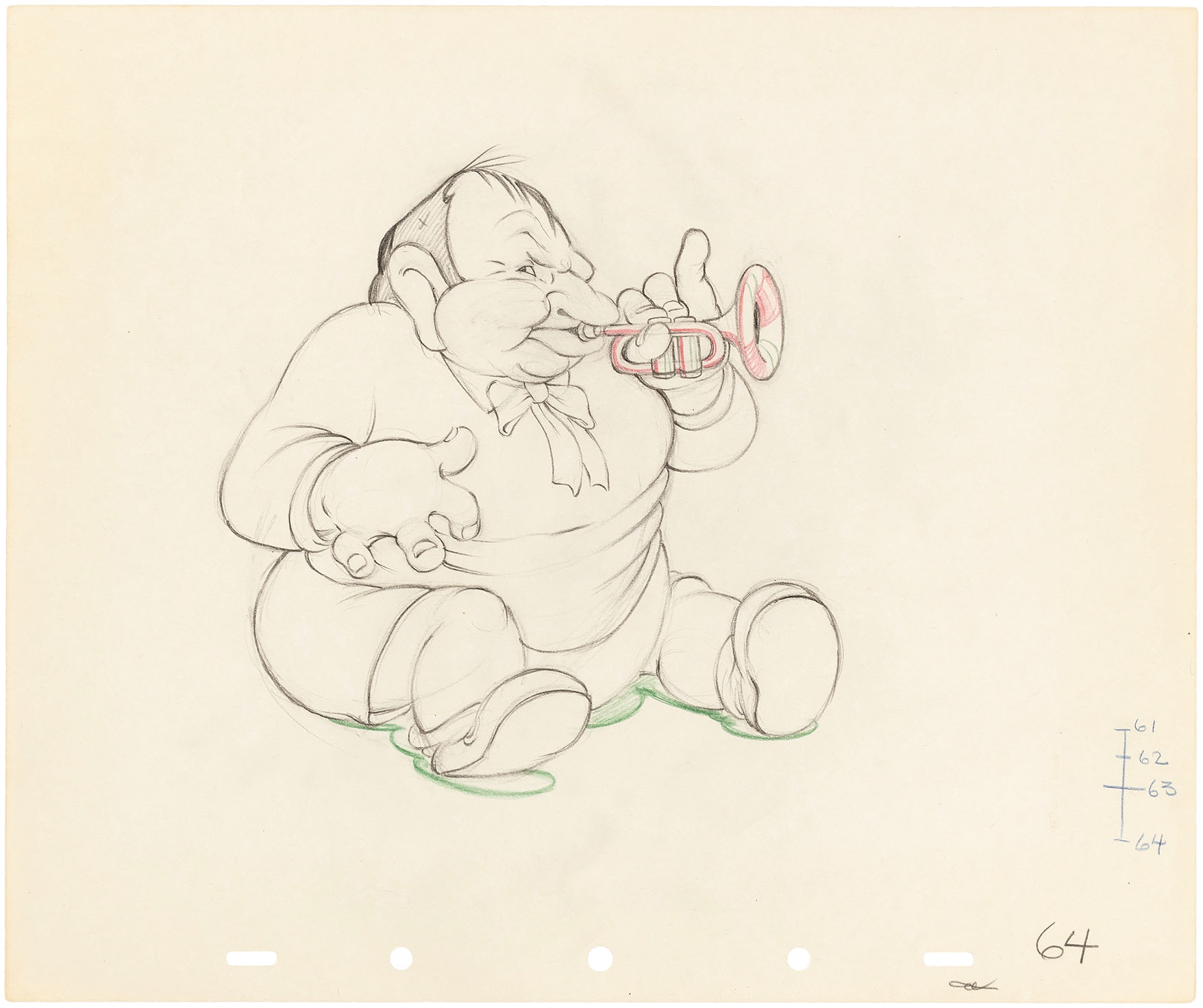 SILLY SYMPHONIES - MOTHER GOOSE GOES HOLLYWOOD PRODUCTION DRAWING ORIGINAL  ART PAIR & STILL (EDWARD G. ROBINSON, GRETA GARBO & WALLACE BEERY)., in  Hake's Auctions's Auction #236 November 2022! Comic Art Gallery Room