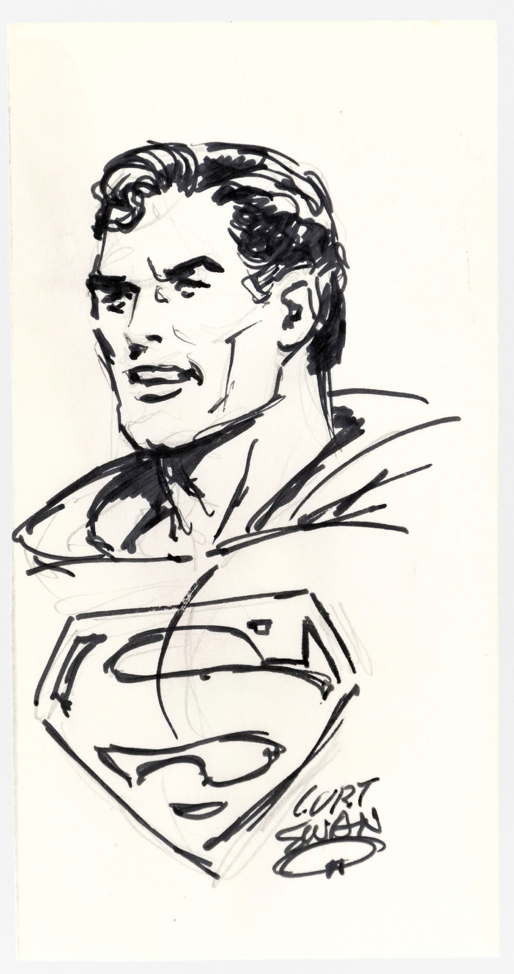 CURT SWAN ORIGINAL ART SKETCH OF SUPERMAN., in Hake's Auctions's May ...