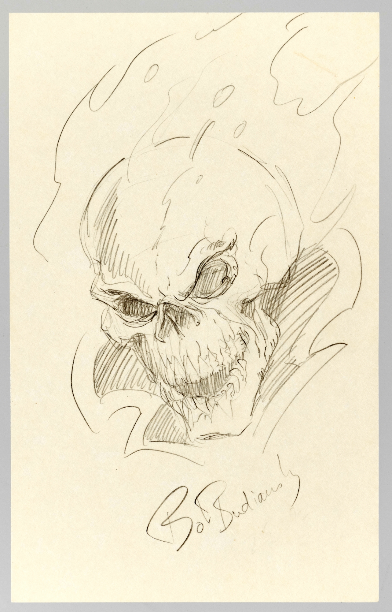 Very detailed pencil drawing of Marvel ghost rider | Stable Diffusion