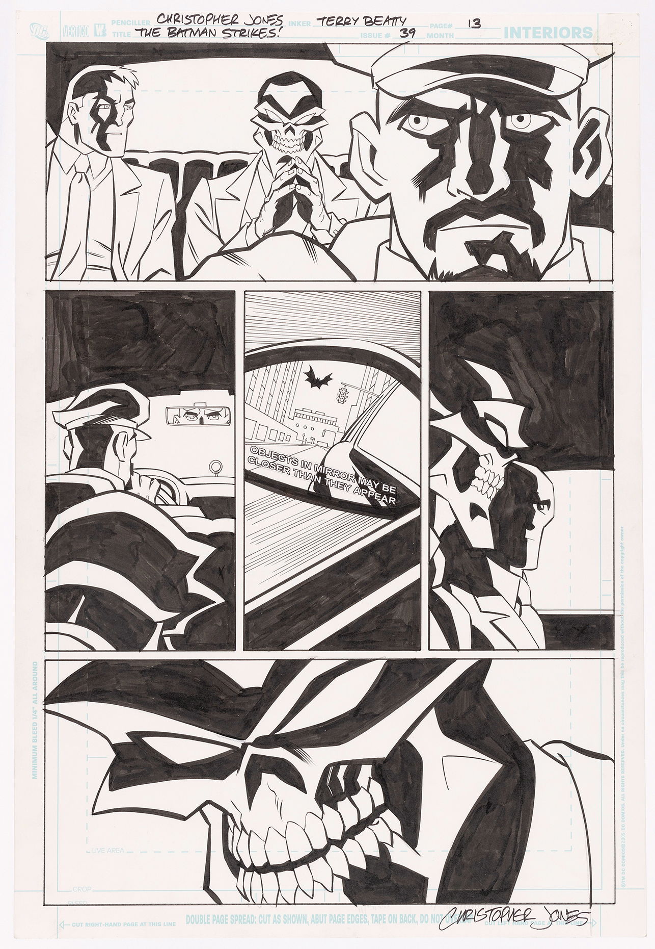 THE BATMAN STRIKES! #39 PAGE ORIGINAL ART BY CHRISTOPHER JONES., in ...