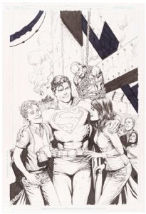Justice League (Brave and the Bold version) by James Tucker, in Matt S's  James Tucker Comic Art Gallery Room