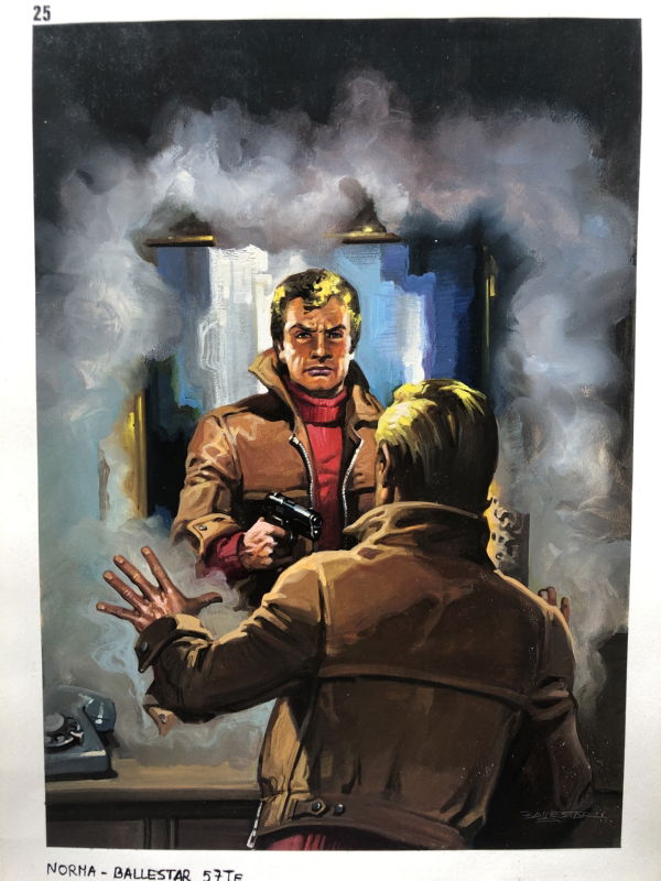 John Sinclair - Der Spiegeldämon, in Til Eck's Vicente B. Ballestar Comic  Art Gallery Room