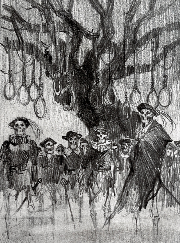 Horrorfest am Galgenhgel - John Sinclair - Prelim Comic Art