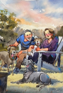 Family Commission by Jared Cullum, Comic Art