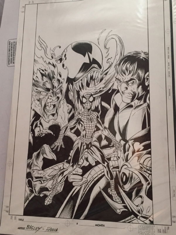 Ultimate Spider-Man #34 Wizard Ace Edition Double Cover by Mark Bagley ...