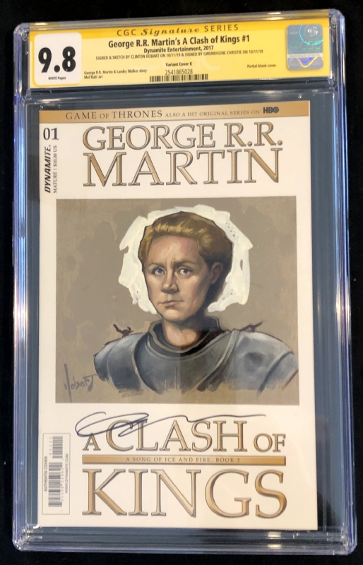 A CLASH OF KINGS SIGNED by George R. R. Martin