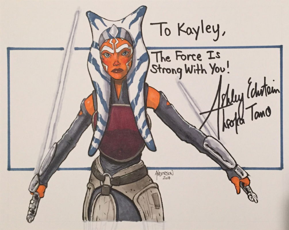 Ahsoka (Signed by Ashley Eckstein), in Kayley Luftig's Non Comic