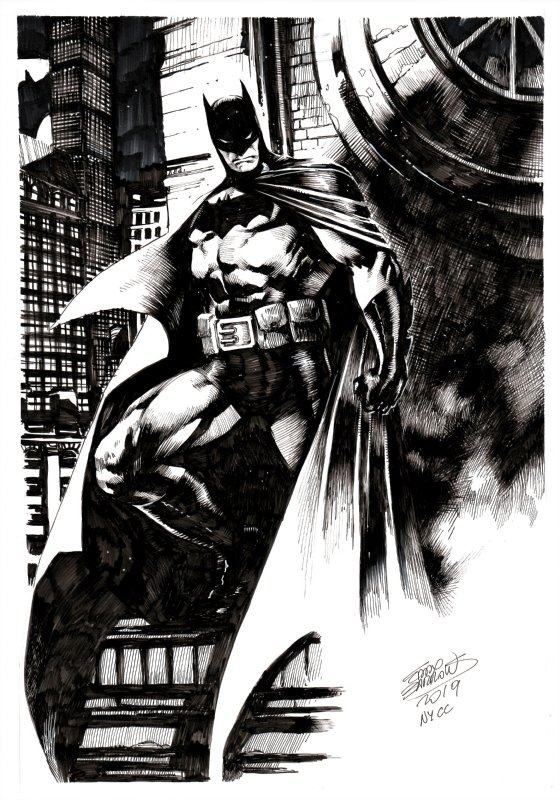 Batman by Eddy Barrows, in Cameron Lentz's Cameron's Original Art ...
