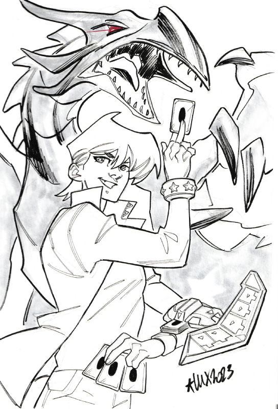 Joey Wheeler (Yugioh!), in Vinny L.'s Sketchbook (Manga) Comic Art ...