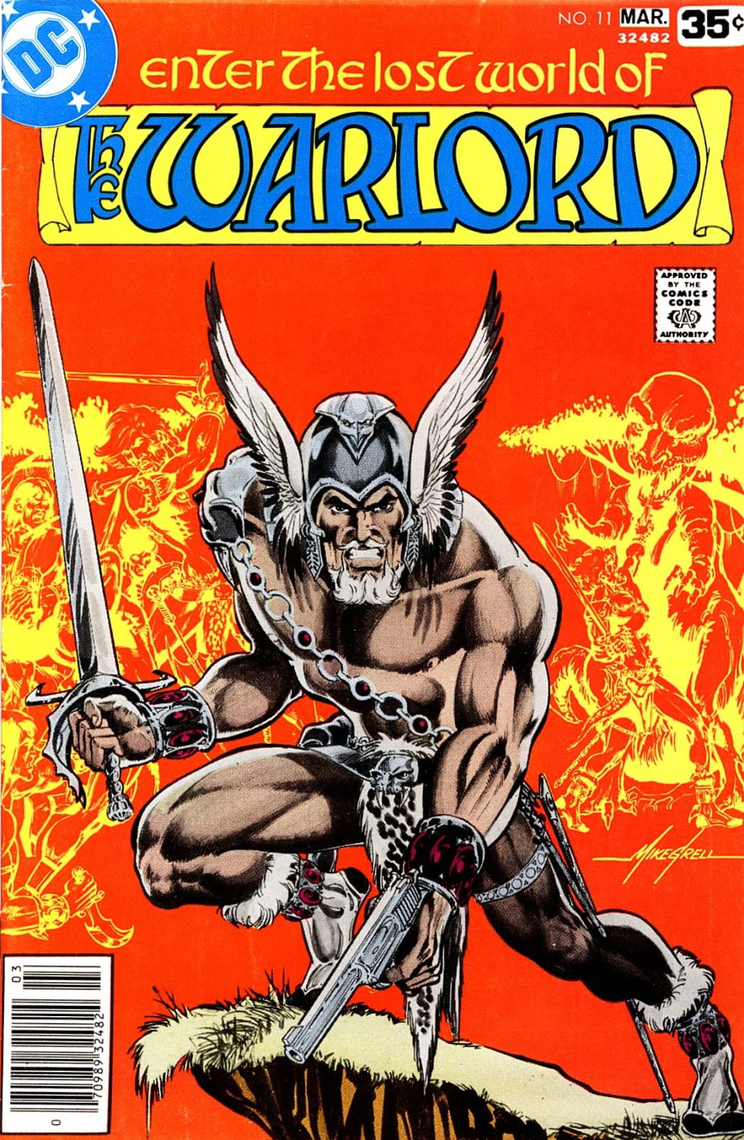 Mike Grell Warlord #11 Acetate Transparency Cover , In Rick W's Warlord ...