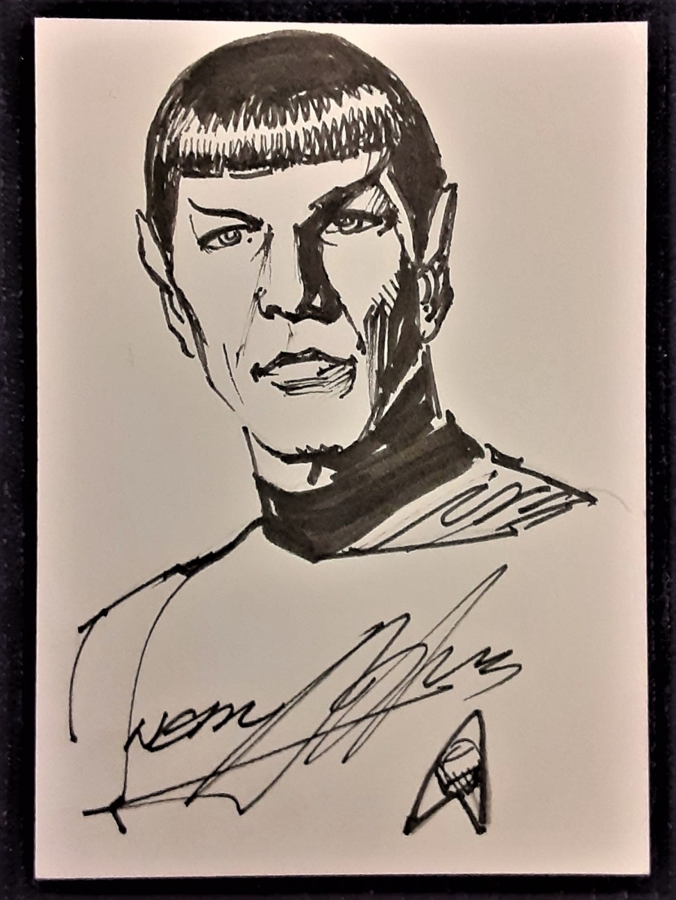 Mr Spock Drawing by Bill Richards - Fine Art America