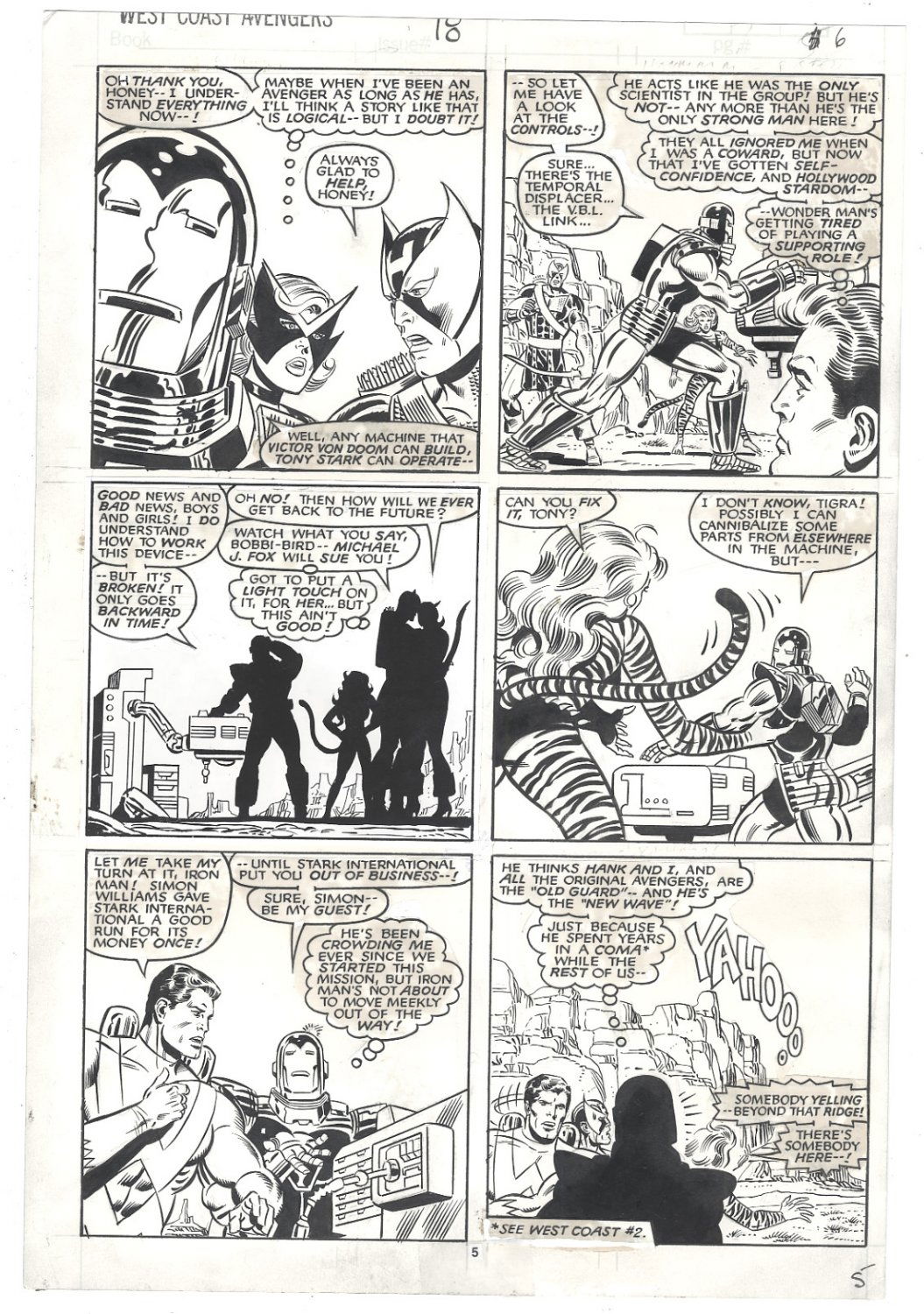 West Coast Avengers #18 pg.6 by Al Milgrom & Joe Sinnott (1987), in ...