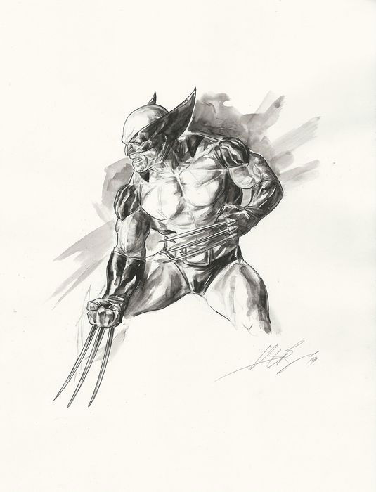 Original Artwork by Doug Braithwaite - Wolverine, in Tim Plumbe's NICE ...