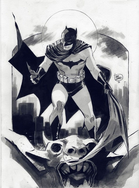 Batman Commission , In Jamie Oates's Original Art Comic Art Gallery Room