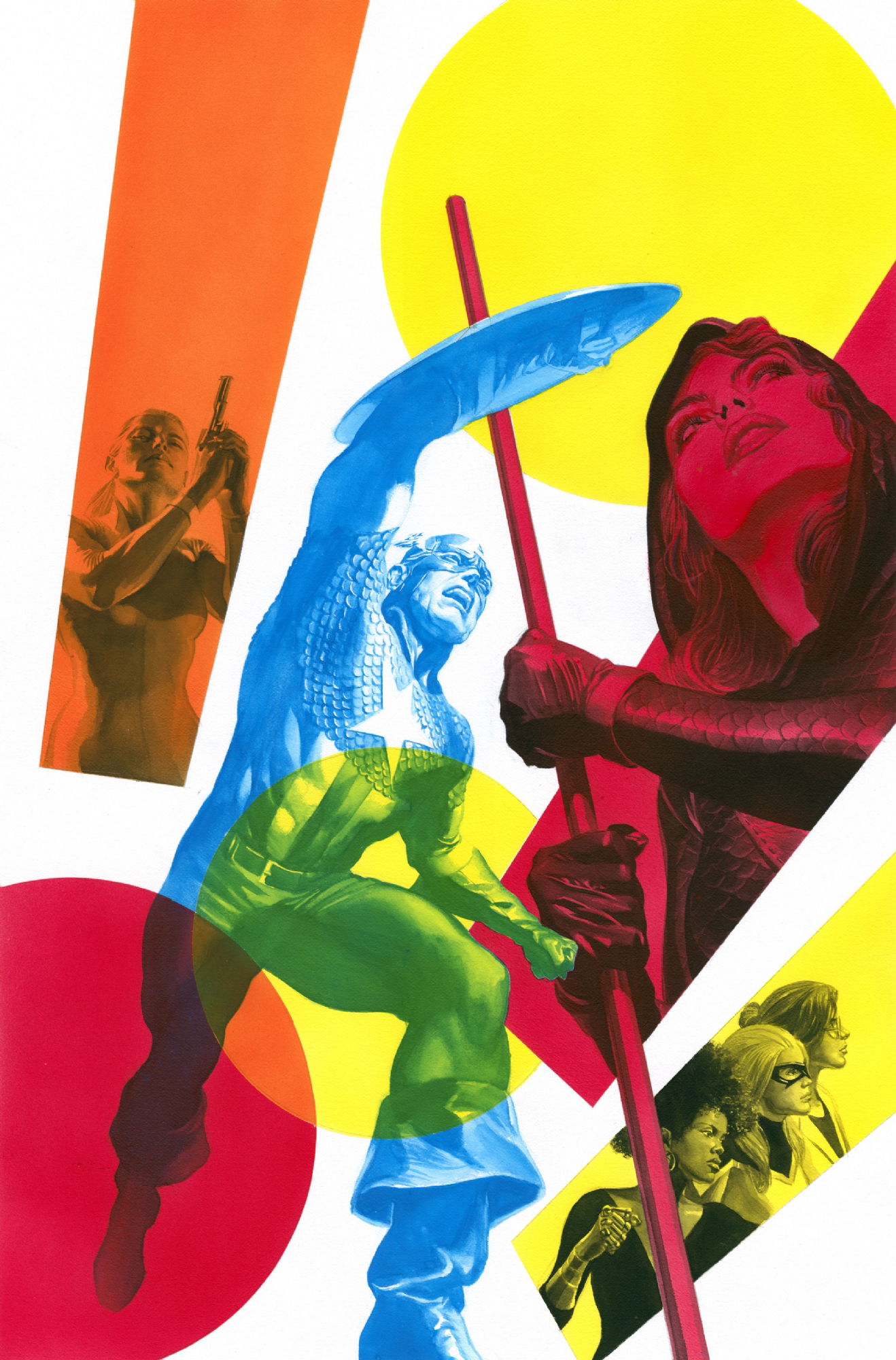 Alex Ross Captain America 20 cover, in Sal Abbinanti's 'ALEX ROSS SUMMER 2024 Comic Art