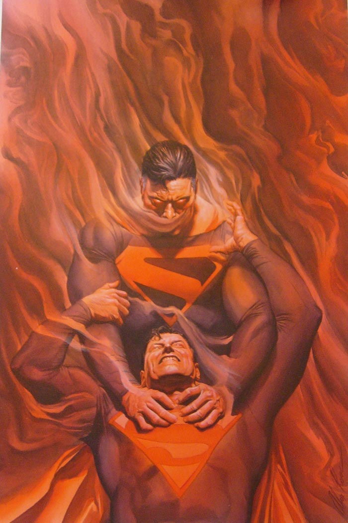 Alex Ross JSA Kingdom Come Cover In Sal Abbinanti S ALEX ROSS WINTER Comic Art Gallery