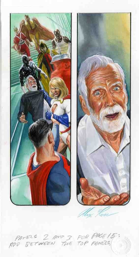 Alex Ross KC KC Superman Painting In Sal Abbinanti S ALEX ROSS SPRING Comic Art