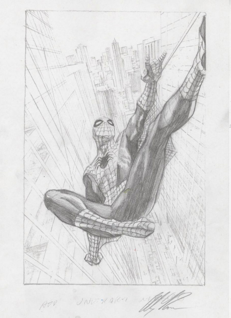 Comic Art Shop Sal Abbinanti S Comic Art Shop Alex Ross Spider Man Cover The