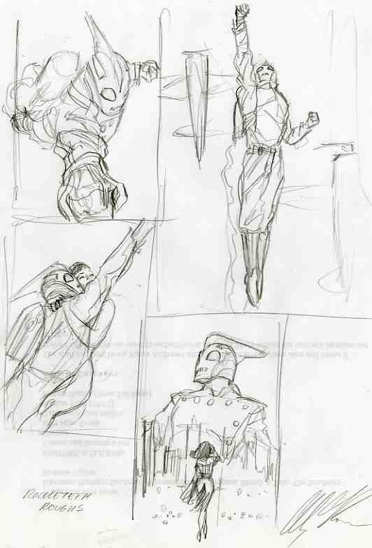 Alex Ross-Rocketeer rough1, in Sal Abbinanti's 'ALEX ROSS - SUMMER 2023 ...