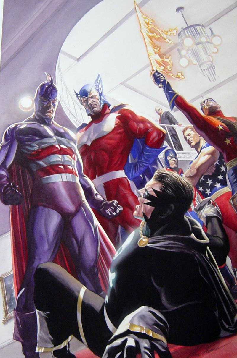 Alex Ross Project Super Powers In Sal Abbinanti S ALEX ROSS WINTER Comic Art Gallery Room