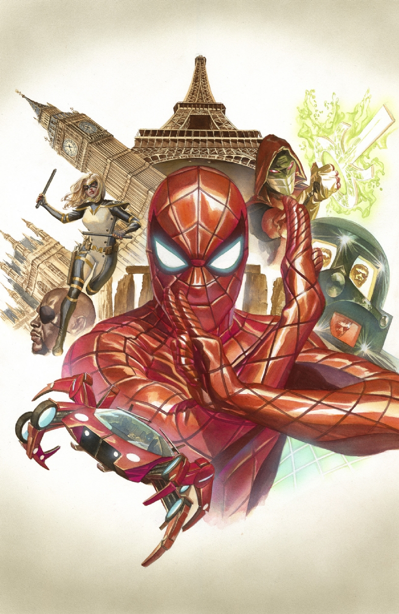 Alex Ross- Spider man 9 cover, in Sal Abbinanti's 'ALEX ROSS - SPRING 2023  Comic Art Gallery Room