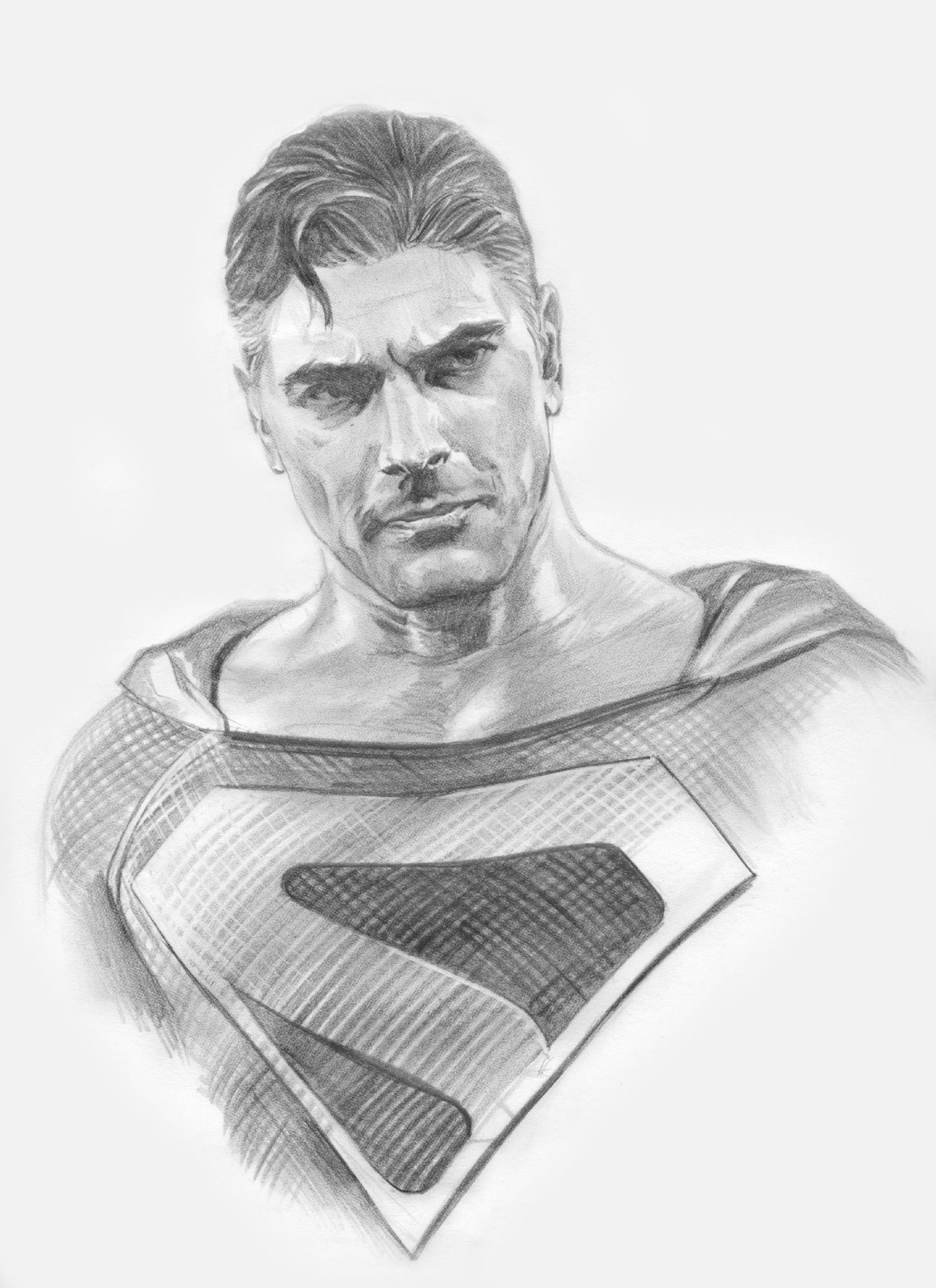 Superman sketch -Brandon Routh, in Sal Abbinanti's 'ALEX ROSS - SUMMER ...