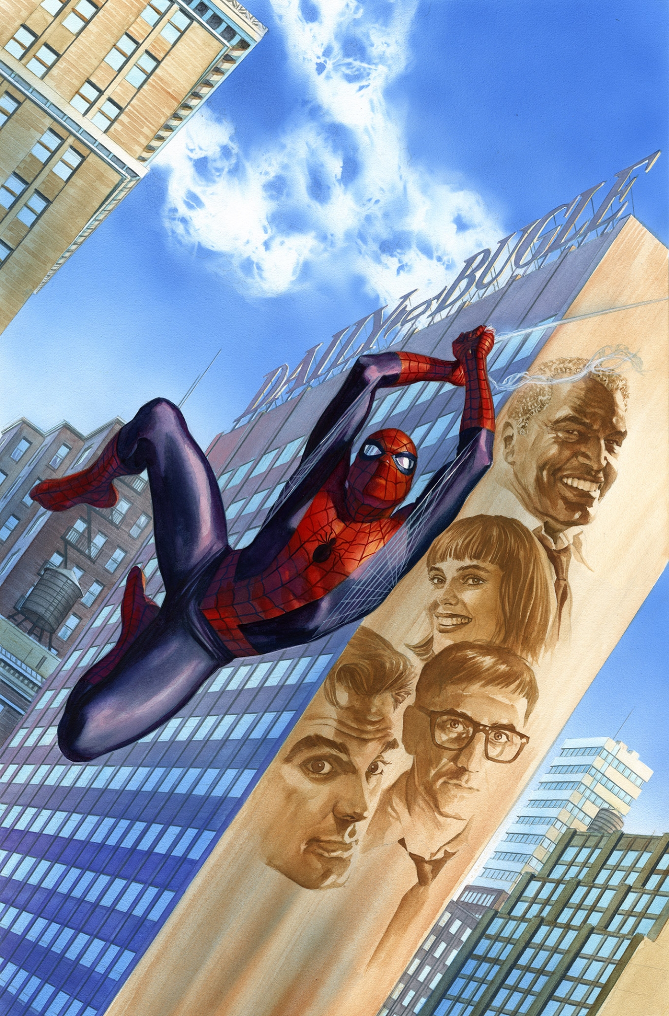 Alex Ross- Amazing Spider-man Annual cover, in Sal Abbinanti's 'ALEX ROSS -  SPRING 2023 Comic Art Gallery Room