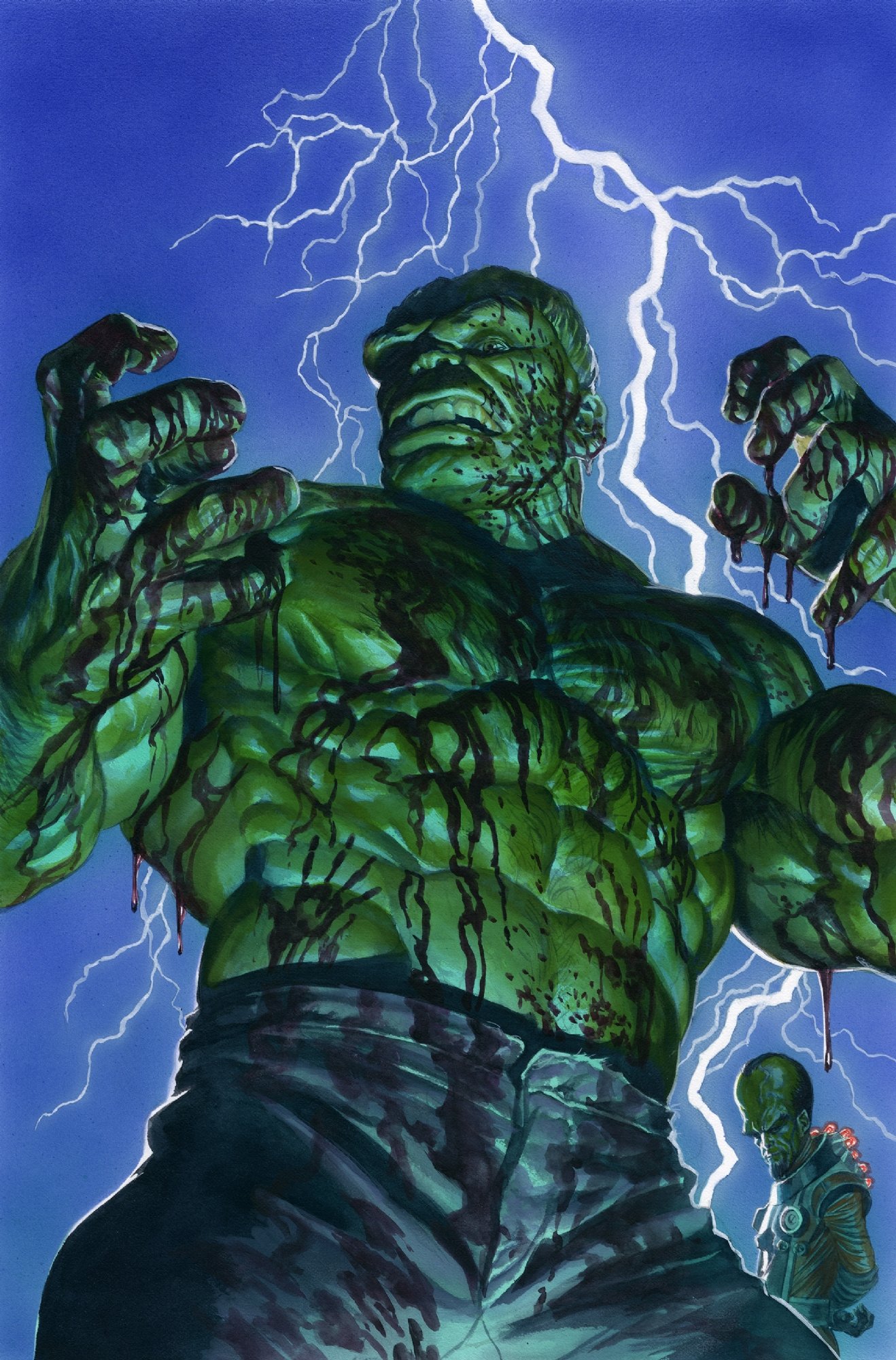 Alex Ross- Immortal Hulk #36 cover , in Sal Abbinanti's 'ALEX ROSS