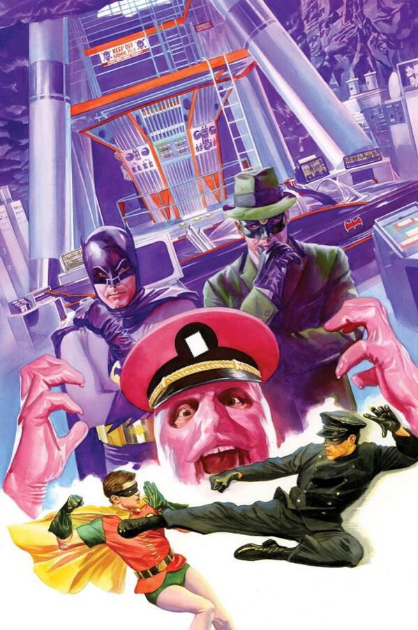 Comic Art Shop Sal Abbinanti S Comic Art Shop Alex Ross Baman Green Hornet Crossover