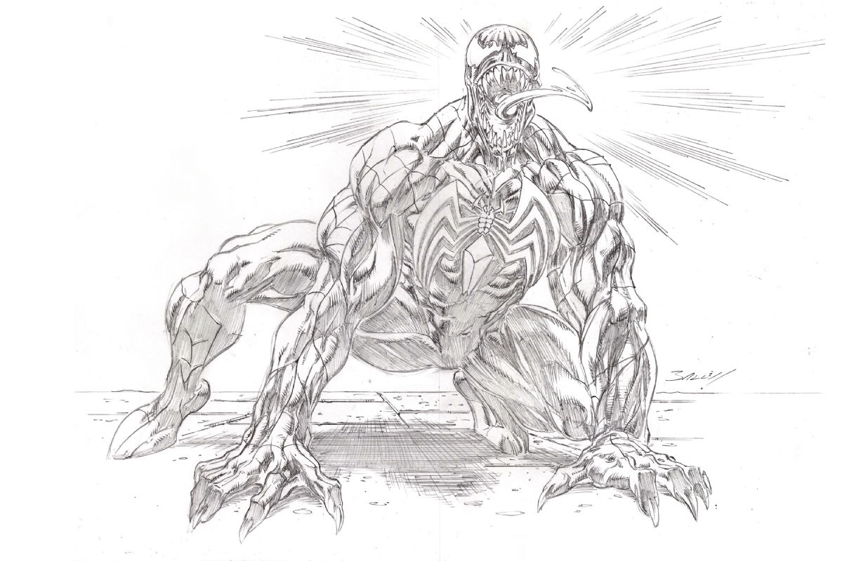 Mark Bagley Venom Original Art, in Dan H's Mark Bagley Comic Art ...